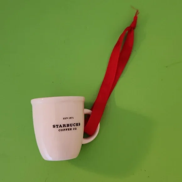 2002 Starbucks Mini Mug Holiday Ornament - Picture 2 of 3